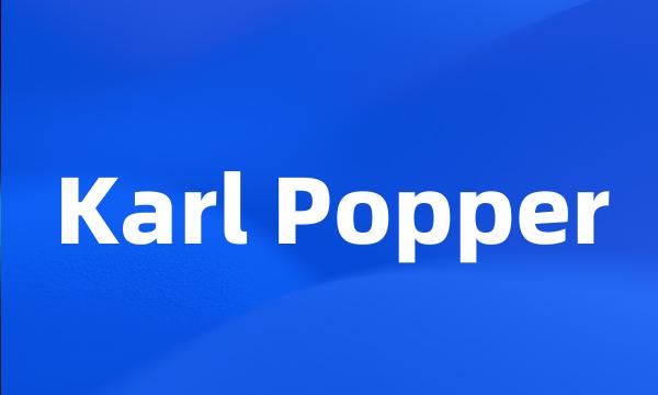 Karl Popper