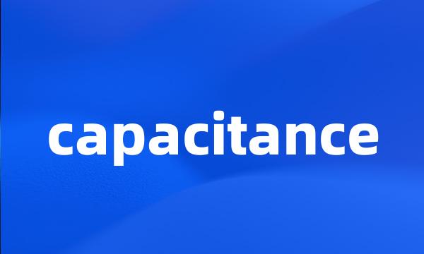 capacitance