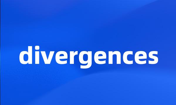 divergences