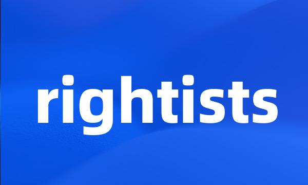 rightists