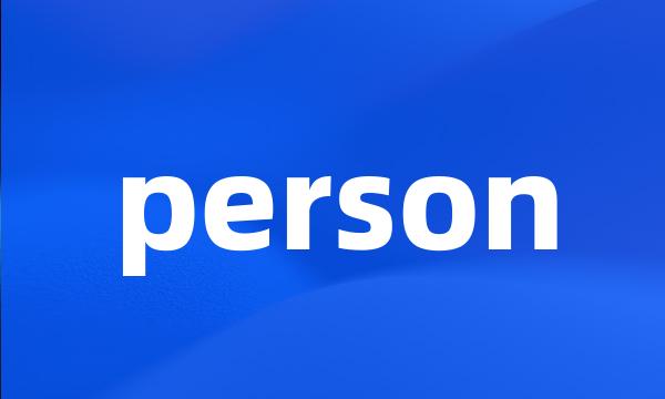 person