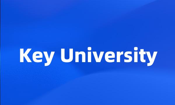 Key University