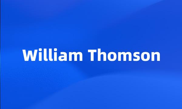 William Thomson