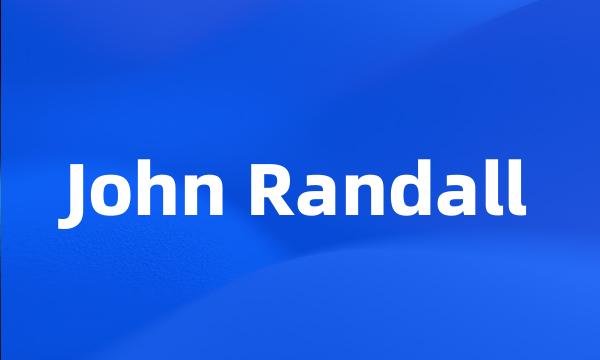 John Randall