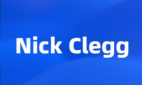 Nick Clegg