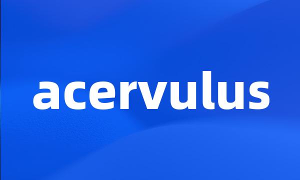 acervulus