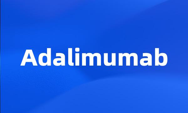 Adalimumab