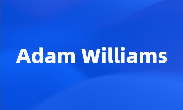 Adam Williams