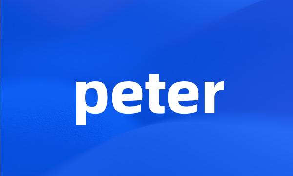 peter