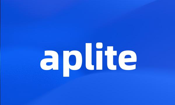 aplite