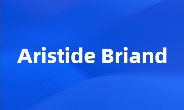 Aristide Briand