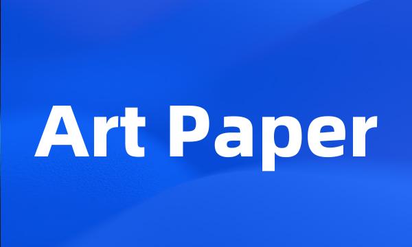 Art Paper