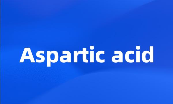 Aspartic acid