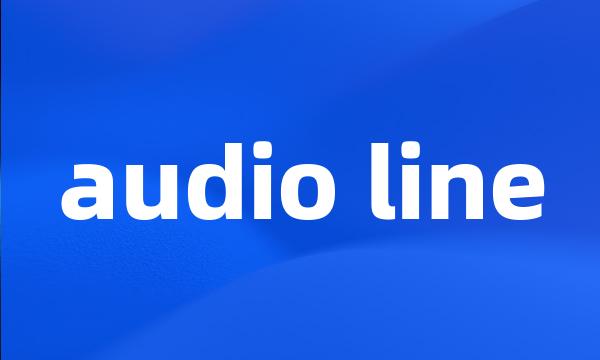 audio line