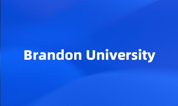 Brandon University