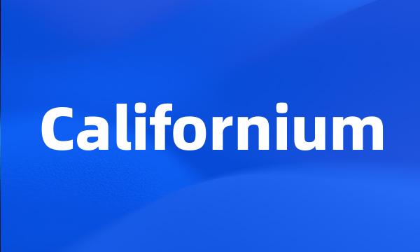 Californium