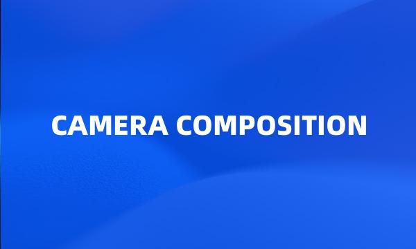 CAMERA COMPOSITION