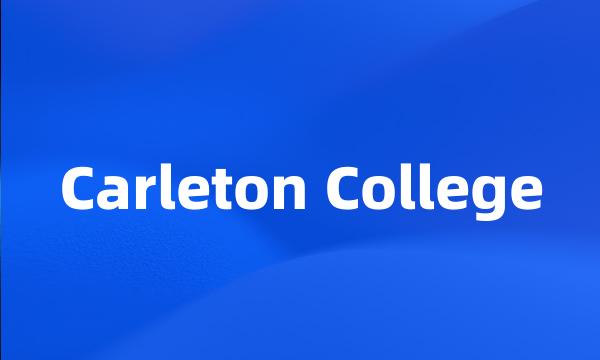 Carleton College