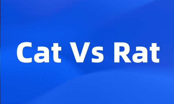 Cat Vs Rat