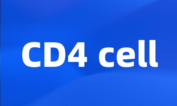 CD4 cell