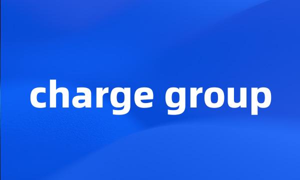 charge group