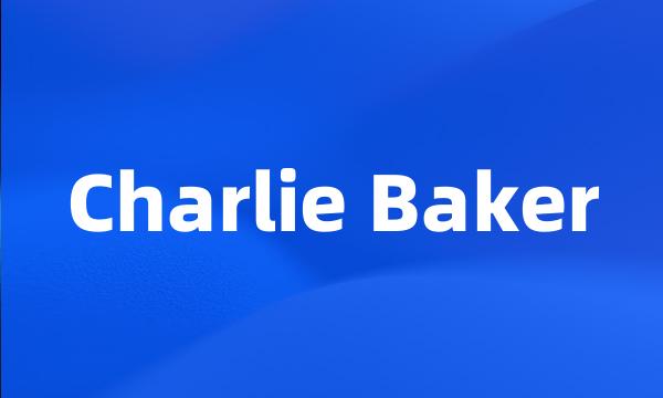 Charlie Baker