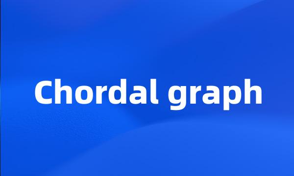 Chordal graph