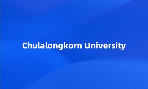 Chulalongkorn University