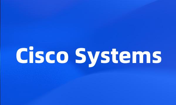 Cisco Systems