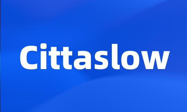 Cittaslow