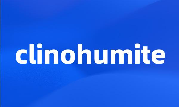 clinohumite