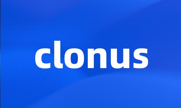 clonus