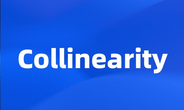 Collinearity