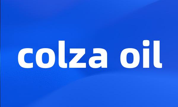 colza oil