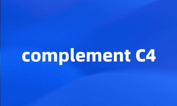 complement C4