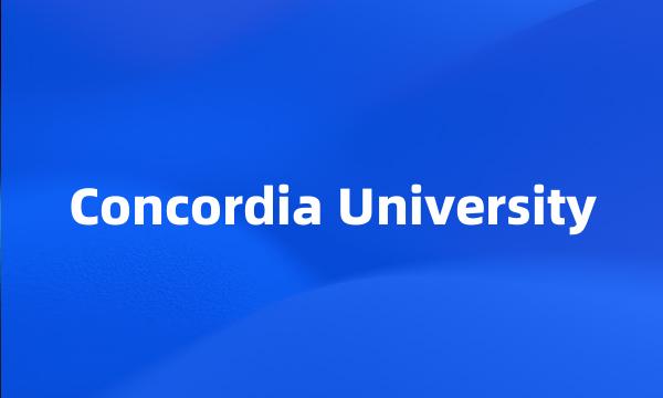 Concordia University