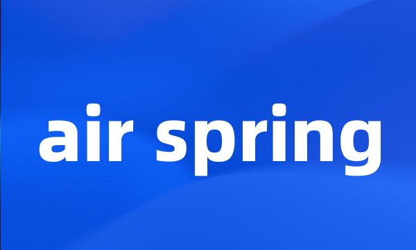 air spring