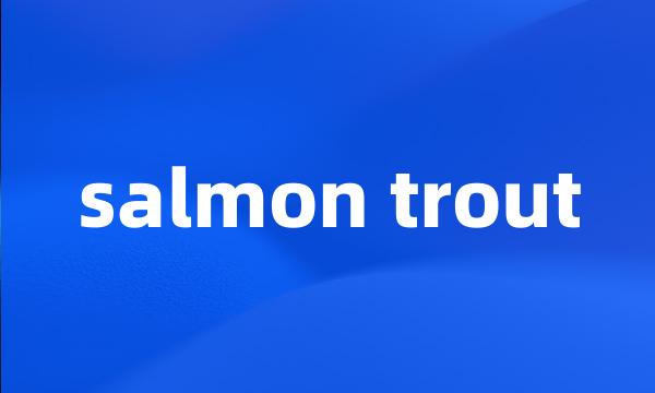 salmon trout