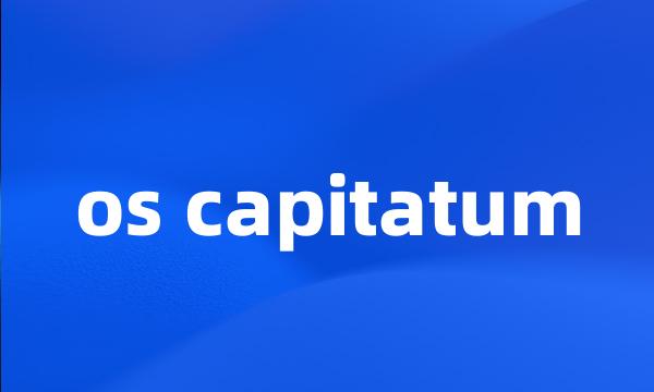 os capitatum