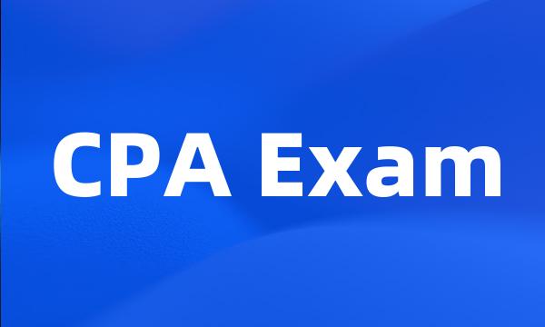 CPA Exam