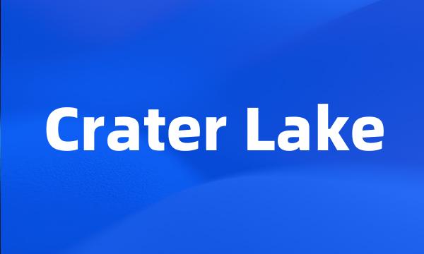 Crater Lake