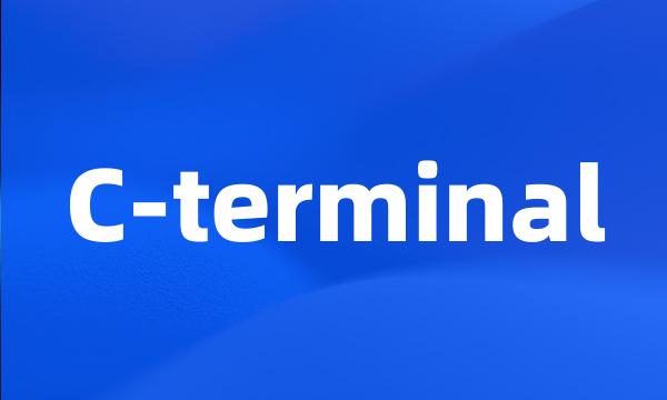 C-terminal