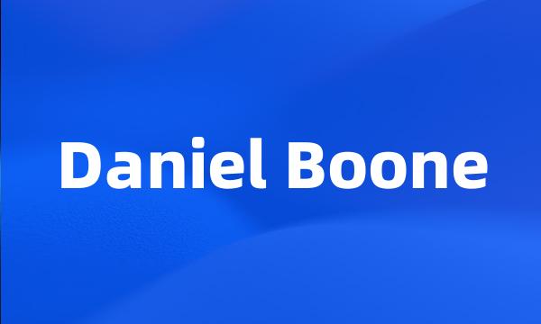 Daniel Boone