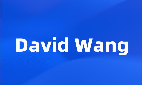 David Wang