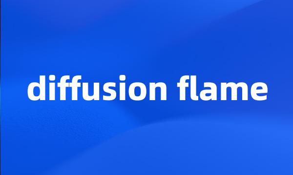 diffusion flame