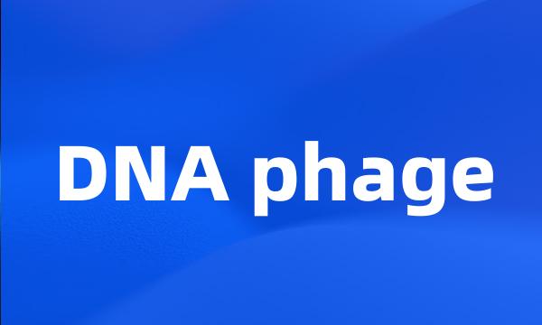 DNA phage