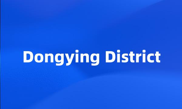 Dongying District