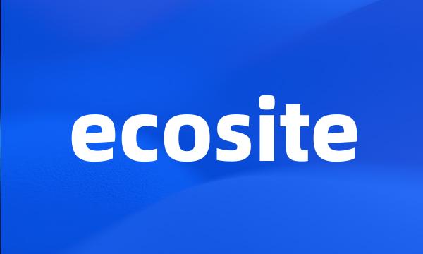 ecosite