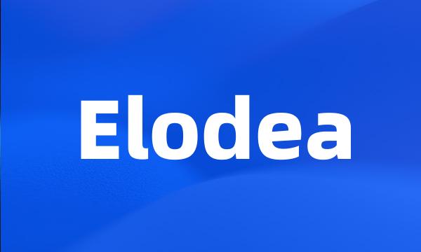 Elodea