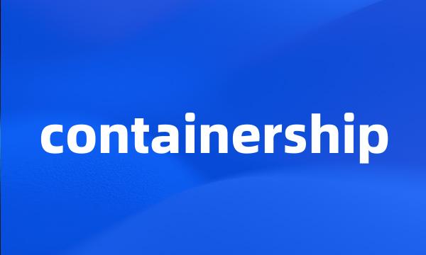 containership